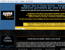 Tablet Screenshot of marmoprezzi.info